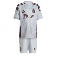 Camisa de Futebol Ajax Equipamento Alternativo Infantil 2024-25 Manga Curta (+ Calças curtas)